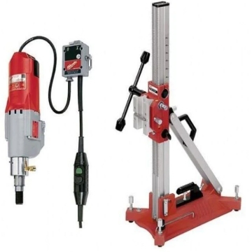 Show details for MILWAUKEE DIAMOND DRILLING MOTOR + ALUMINUM RIG DCM 2-350 C + DR 350 T Picture of MILWAUKEE DIAMOND DRILLING MOTOR + ALUMINUM RIG DCM 2-350 C + DR 350 T