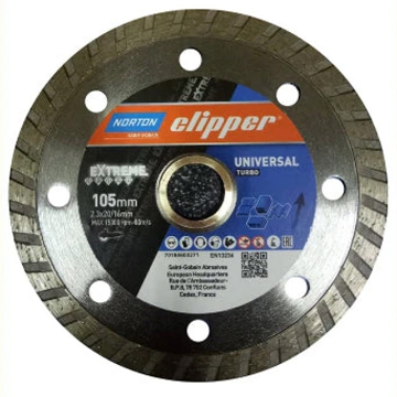 Show details for NORTON CLIPPER EXTREME DIAMOND CUT OFF DISC 4" ( UNIVERSAL TURBO ) Picture of NORTON CLIPPER EXTREME DIAMOND CUT OFF DISC 4" ( UNIVERSAL TURBO )