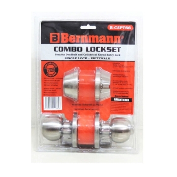 Show details for BERNMANN Pritzwalk+H600SS Single Deadbolt Lock - B-CSPTSS Picture of BERNMANN Pritzwalk+H600SS Single Deadbolt Lock - B-CSPTSS