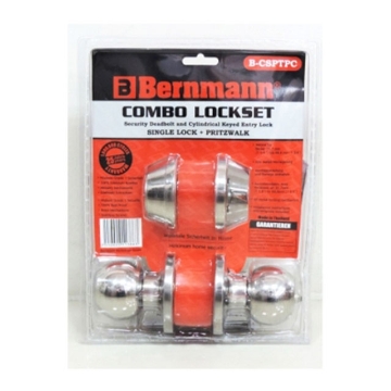 Show details for BERNMANN Pritzwalk+H600PC Single Deadbolt Lock B-CSPTPC Picture of BERNMANN Pritzwalk+H600PC Single Deadbolt Lock B-CSPTPC