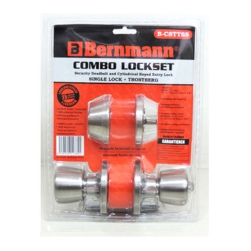 Show details for BERNMANN Trostberg+H600SS Single Deadbolt Lock B-CSTTSS Picture of BERNMANN Trostberg+H600SS Single Deadbolt Lock B-CSTTSS