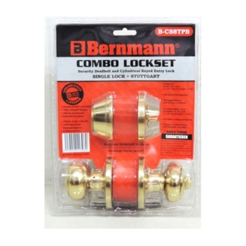 Show details for BERNMANNStuttgart+H600PB Single Deadbolt Lock B-CSSTPB Picture of BERNMANNStuttgart+H600PB Single Deadbolt Lock B-CSSTPB