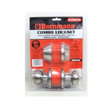 Show details for BERNMANN Stuttgart+H800SS Double Deadbolt Lock B-CDSTSS Picture of BERNMANN Stuttgart+H800SS Double Deadbolt Lock B-CDSTSS