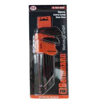 Show details for BERNMANN 9Pcs. Extra Long Star Key - B-163-9SR Picture of BERNMANN 9Pcs. Extra Long Star Key - B-163-9SR