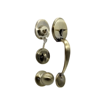 Show details for LOTUS Handle Set (Antique Brass) 8053/ET-US5 Picture of LOTUS Handle Set (Antique Brass) 8053/ET-US5