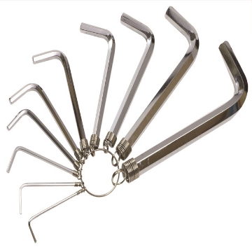 Show details for LOTUS LHK010S Hex Key Ring set Imperial 10PC Picture of LOTUS LHK010S Hex Key Ring set Imperial 10PC