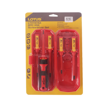 Show details for VDE Screwdriver Set, LTHT8VSX Picture of VDE Screwdriver Set, LTHT8VSX