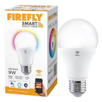 Firefly Smart Solutions LED Bulb 9W (RGB + CCT + DIMMING) Picture of Firefly Smart Solutions LED Bulb 9W (RGB + CCT + DIMMING)-FSB109RCD