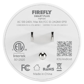 Firefly Smart Solutions Smart Plug Picture of Firefly Smart Solutions Smart Plug-FSP102