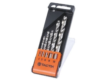 Show details for Tactix HSS Twist Drill Bits. 5 pcs. Picture of Tactix HSS Twist Drill Bits. 5 pcs.