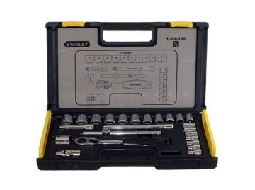 Show details for Stanley Socket Set 24PCS. ST89035 Picture of Stanley Socket Set 24PCS. ST89035