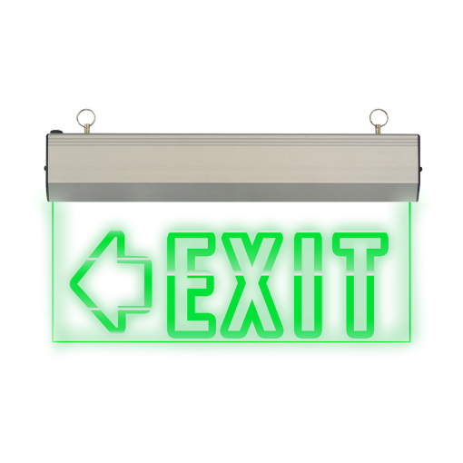 Picture of Omni Led Exit Sign Left/Right/Double Arrow Acrylic, LED/X-200/L
