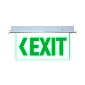 Show details for Omni Exit Sign Recessed Transparent Green ,  LED/X-300/L/R/D Picture of Omni Exit Sign Recessed Transparent Green ,  LED/X-300/L/R/D