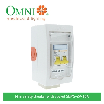 Show details for Omni Mini Safety Breaker 2 Poles (10A-32A) , SBM-2P/SBMS-2P Picture of Omni Mini Safety Breaker 2 Poles (10A-32A) , SBM-2P/SBMS-2P
