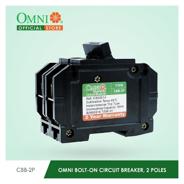 Show details for Omni Circuit Breaker Plug-in 2 Pole (15A-60A), CBP-2P/CBB-2P Picture of Omni Circuit Breaker Plug-in 2 Pole (15A-60A), CBP-2P/CBB-2P