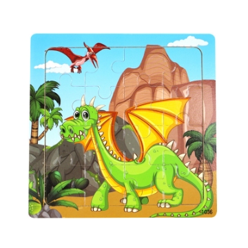Show details for Wooden puzzle pieces children's puzzle pieces Wooden Animal Kindergarten Early Education Picture of Wooden puzzle pieces children's puzzle pieces Wooden Animal Kindergarten Early Education
