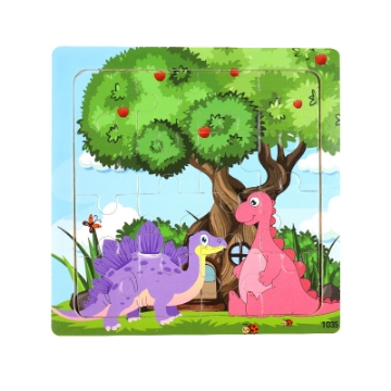 Show details for Wooden puzzle pieces children's puzzle pieces Wooden Animal Kindergarten Early Education Picture of Wooden puzzle pieces children's puzzle pieces Wooden Animal Kindergarten Early Education