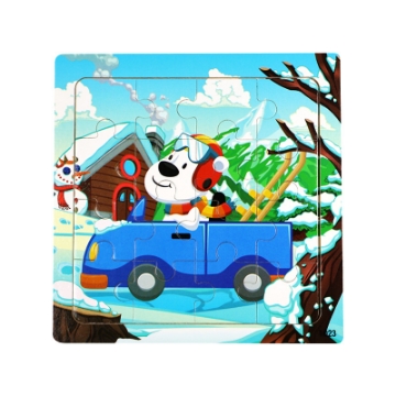 Show details for Wooden puzzle pieces children's puzzle pieces Wooden Animal Kindergarten Early Education Picture of Wooden puzzle pieces children's puzzle pieces Wooden Animal Kindergarten Early Education