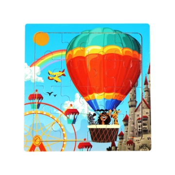 Show details for Wooden puzzle pieces children's puzzle pieces Wooden Animal Kindergarten Early Education Picture of Wooden puzzle pieces children's puzzle pieces Wooden Animal Kindergarten Early Education