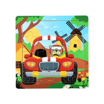 Show details for Wooden puzzle pieces children's puzzle pieces Wooden Animal Kindergarten Early Education Picture of Wooden puzzle pieces children's puzzle pieces Wooden Animal Kindergarten Early Education