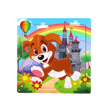 Show details for Wooden puzzle pieces children's puzzle pieces Wooden Animal Kindergarten Early Education Picture of Wooden puzzle pieces children's puzzle pieces Wooden Animal Kindergarten Early Education