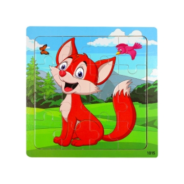 Show details for Wooden puzzle pieces children's puzzle pieces Wooden Animal Kindergarten Early Education Picture of Wooden puzzle pieces children's puzzle pieces Wooden Animal Kindergarten Early Education