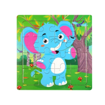 Show details for Wooden puzzle pieces children's puzzle pieces Wooden Animal Kindergarten Early Education Picture of Wooden puzzle pieces children's puzzle pieces Wooden Animal Kindergarten Early Education