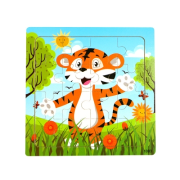Show details for Wooden puzzle pieces children's puzzle pieces Wooden Animal Kindergarten Early Education Picture of Wooden puzzle pieces children's puzzle pieces Wooden Animal Kindergarten Early Education
