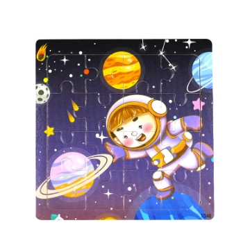 Space Travel 2 Picture of Wooden puzzle pieces children's puzzle pieces Space,Transportation, Mermaid Early Education puzzle