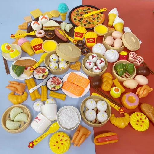 Picture of Baby food toy snacks toy kitchen toys donut toy ice cream toys chocolate toy biscuits toys