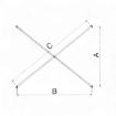 Picture of SCAFFOLDING CROSE BRACE 2198MM