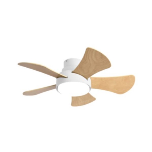 Picture of Aco 5-Blade Ceiling Fan  with Led Light 32'' White , ACO5B32WHT