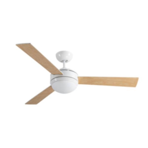 Picture of Aco 3-Blade Ceiling Fan with Led Light 52'' White, ACO3B52WHT