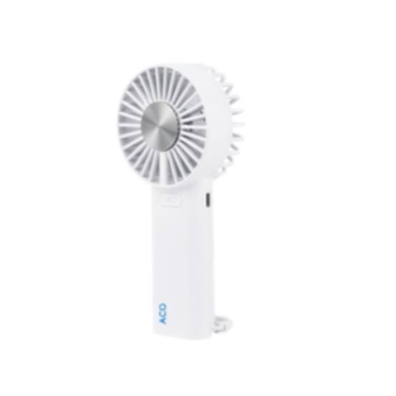 Picture of ACO GLACIER RECHARGEABLE HANDHELD COOLING FAN 4000MAH WHITE