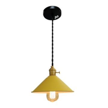 Show details for Aco Macaron Yellow Pendant Light, ACOPLIRTH004Y Picture of Aco Macaron Yellow Pendant Light, ACOPLIRTH004Y