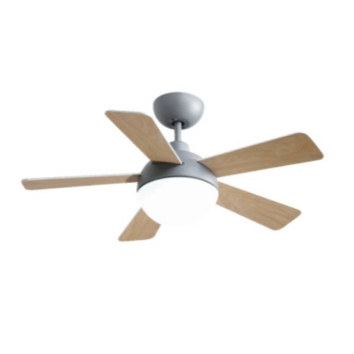 Picture of Aco  5-Blade Ceiling Fan with Led Light 52'' Gray, ACO5B52GRY