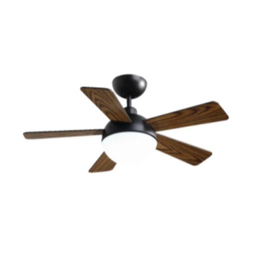 Picture of Aco 5-Blade Ceiling Fan with Led Light  52'', ACO5B52RB
