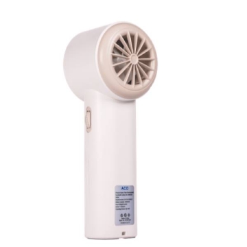 Show details for Aco Rechargeable Polar Handheld Cooling Fan 4000mAh White, ACO14K39WHT Picture of Aco Rechargeable Polar Handheld Cooling Fan 4000mAh White, ACO14K39WHT