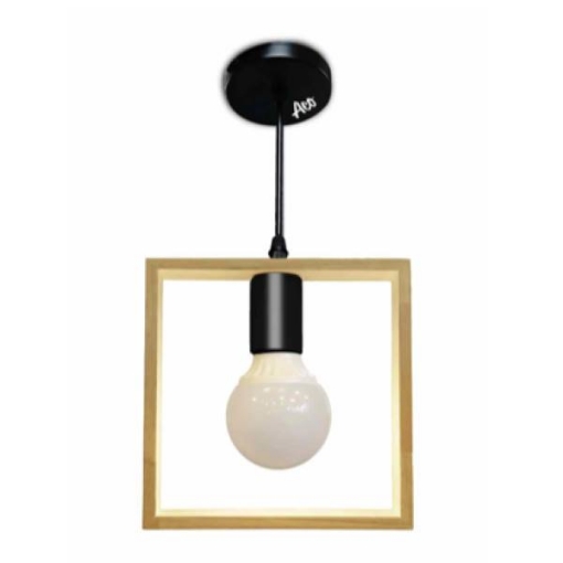 Picture of Aco Wooden Square Pendant Light , ACOPLWDTH41S