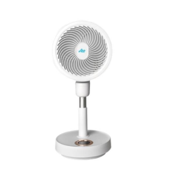 Show details for Aco Rechargeable Retractabke Circulating Floor Fan, ACOLJQ123WHT Picture of Aco Rechargeable Retractabke Circulating Floor Fan, ACOLJQ123WHT