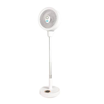 Show details for Aco Rechargeable Retractabke Circulating Floor Fan, ACOLJQ123WHT Picture of Aco Rechargeable Retractabke Circulating Floor Fan, ACOLJQ123WHT