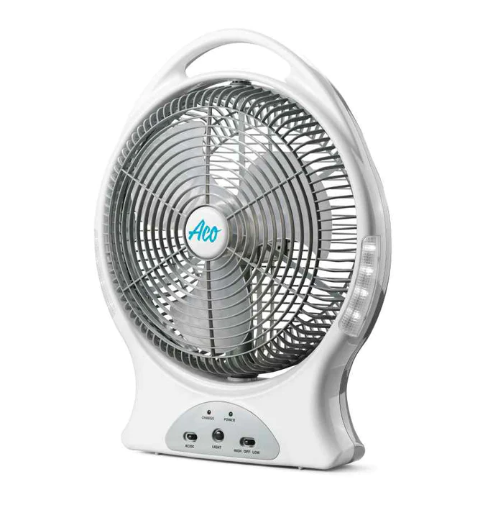 Picture of Aco Rechargeable Table Fan 12''23W, ACOCR8212
