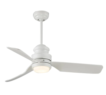 Show details for Aco 3-Blade Ceiling Fan with Led Light 44'' White, ACO8019WHT Picture of Aco 3-Blade Ceiling Fan with Led Light 44'' White, ACO8019WHT