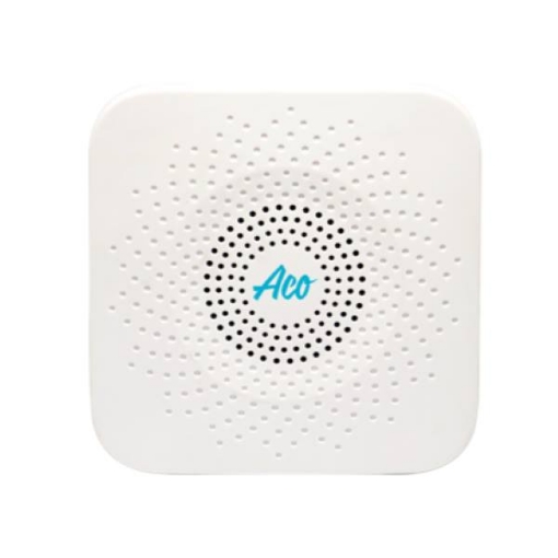 Picture of Aco Wireless Square Plug In Doorbell with Kinetic Bell Push, ACODBSQWHITE