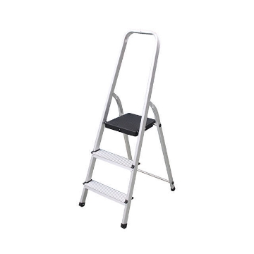 Show details for Jinmao Aluminum 3 Steps Household Ladder 150kg, JMAO113103 Picture of Jinmao Aluminum 3 Steps Household Ladder 150kg, JMAO113103