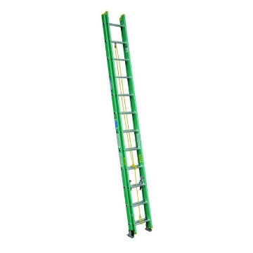 Show details for Jinmao Fiberglass Extension Ladder Green 16 Feet (2x8) 22 lbs, JMFM42208II Picture of Jinmao Fiberglass Extension Ladder Green 16 Feet (2x8) 22 lbs, JMFM42208II