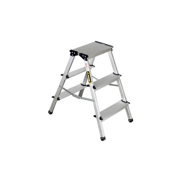 Show details for Jinmao Aluminum 3 Steps Folding Step Ladder, JMA082203 Picture of Jinmao Aluminum 3 Steps Folding Step Ladder, JMA082203