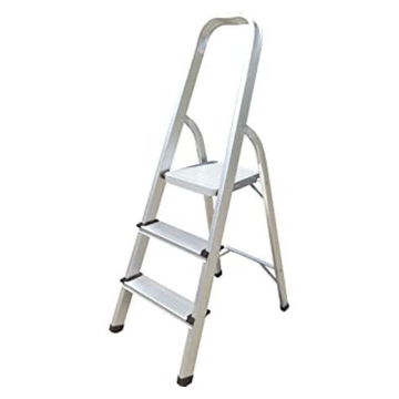 Show details for Jinmao Aluminum 3 Step Household Ladder 150 kg, JMA017103 Picture of Jinmao Aluminum 3 Step Household Ladder 150 kg, JMA017103