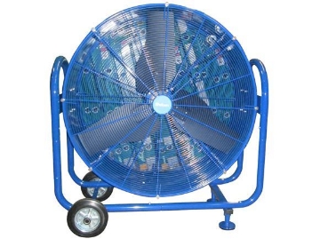 Show details for Deton Drum Fan - Blue Picture of Deton Drum Fan - Blue