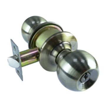 Show details for Argo Knobset Cylindrical  Entr Round Antique Brass, ARG1000CUS5 Picture of Argo Knobset Cylindrical  Entr Round Antique Brass, ARG1000CUS5